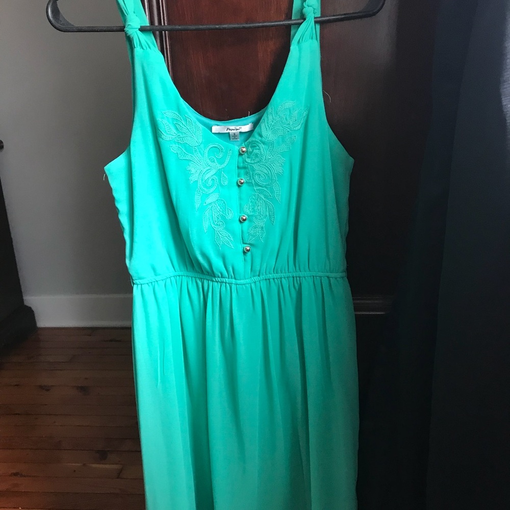 Papaya Mint Summer Dress